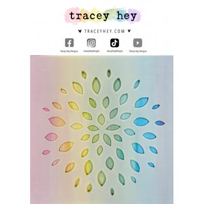 Tracey Hey Stencil - Petal Burst